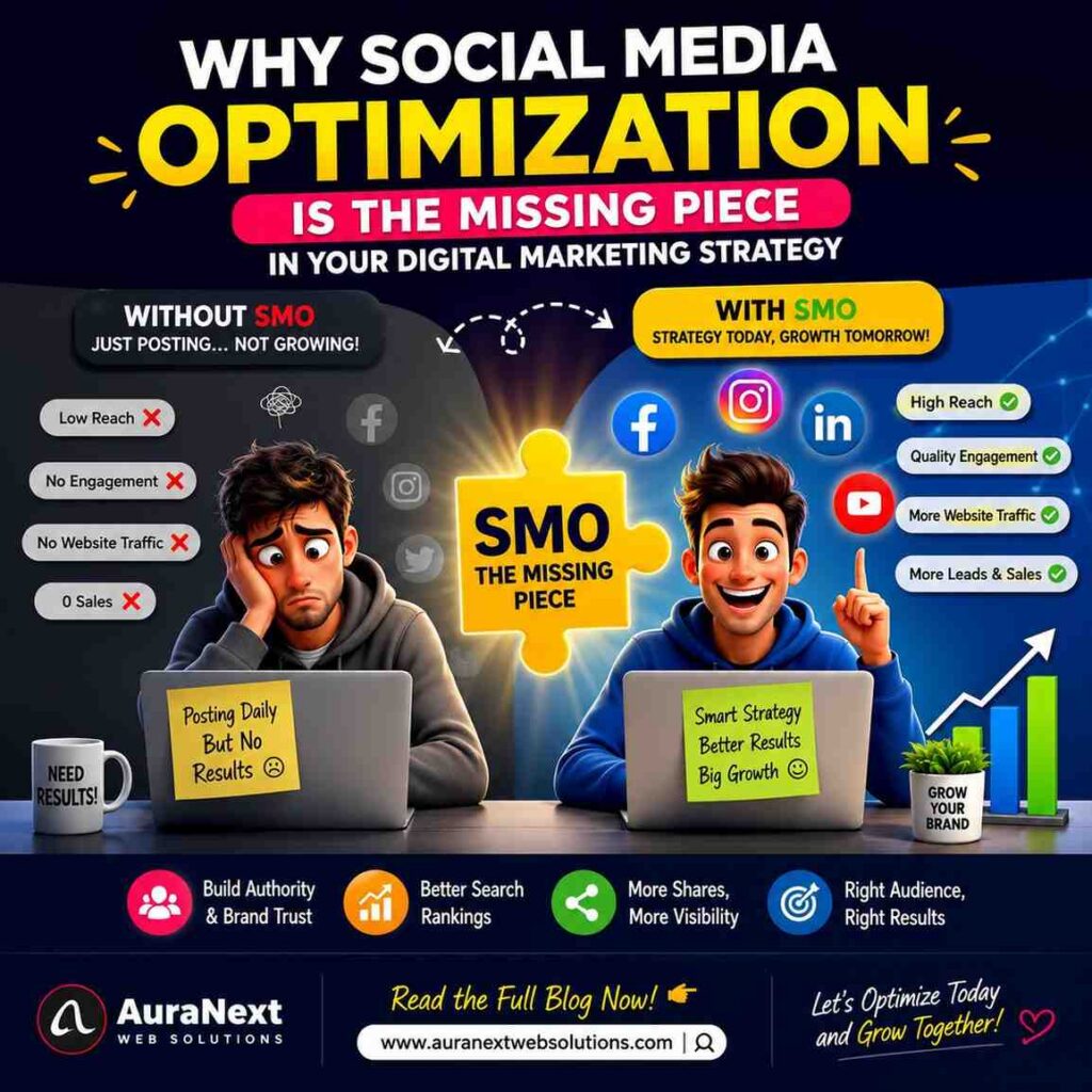 Social media otimization is the missing piece in your digital marketing strategy