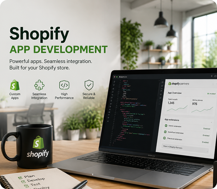 Shopify app development preview